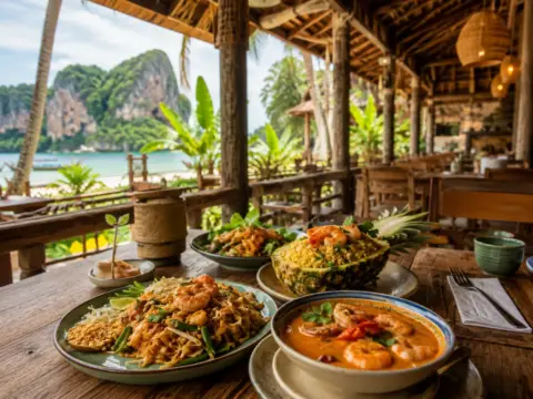 Thai food restaurant in Krabi