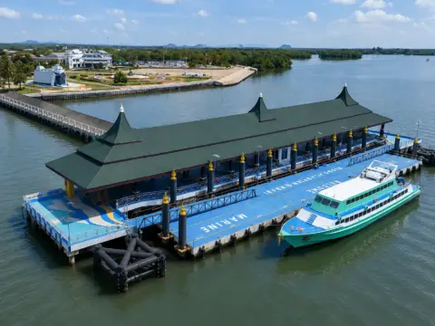 Private taxi route to Klong Jilad Pier in Krabi
